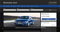 Desktop Screenshot of bransonscars.com